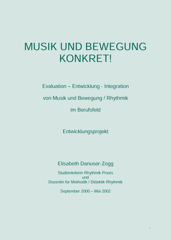 Musik und Bewegung – konkret!